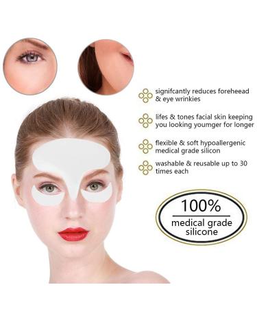 Shop Anti-Aging Facial Patches - Silicone Forehead & Eye Pads for Smooth Skin - Buy Online on GoSupps.com