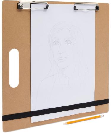 Artist Sketch Board with Double Clips - 18x18 Inch (2 Pack) for Art Classroom, Studio & Field - Buy Online on GoSupps.com