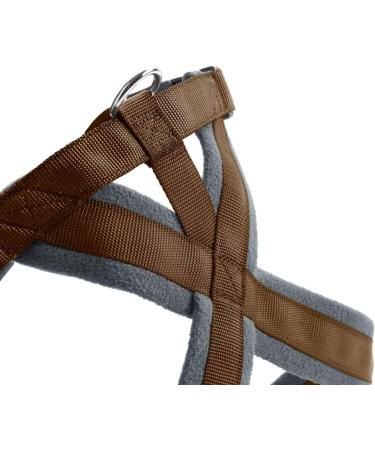 Hunter Harness London Comfort - Premium Brown Dog Harness | L/1 Size | International Shipping Available - Buy Online on GoSupps.com