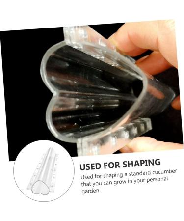 Yardwe 3pcs Vegetable Shaping Mold Pizza Kit Vegetable Forming Mould Fruit Shape Mold Flowerpot Shaped Transparent 20x6.5cm - Buy Online on GoSupps.com