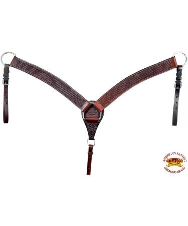 HILASON Dark Brown American Leather Western Horse Breast Collar Tack - Buy Online on GoSupps.com