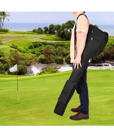 Foldable Black Golf Sunday Bag for Training & Travel | Mini Course Practice & Driving Range Case - Buy Online on GoSupps.com
