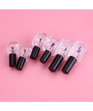 Frcolor 6pcs Empty Nail Polish Bottles Set - 5ml 10ml 15ml - Ideal for DIY Nail Art | International Shipping - Buy Online on GoSupps.com