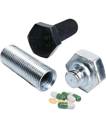 2PCS Small Pocket Pill Box - Waterproof Mini Pill Organizer for Travel & Camping | Silver 7-Day Medication Holder - Buy Online on GoSupps.com