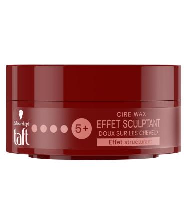 Schwarzkopf - Taft - Cire Wax - Men's Hair Wax - Sculpting Effect - Strong Hold - Long Lasting - 24h Hold - Hair Styling - 75 ml Jar
