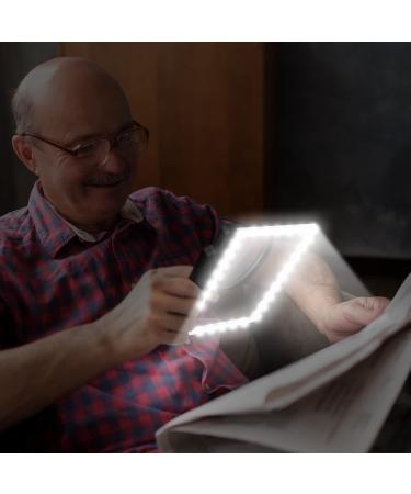 4X Magnifying Glass with 36 LED Lights - Ideal for Low Vision & Seniors - Buy Online on GoSupps.com