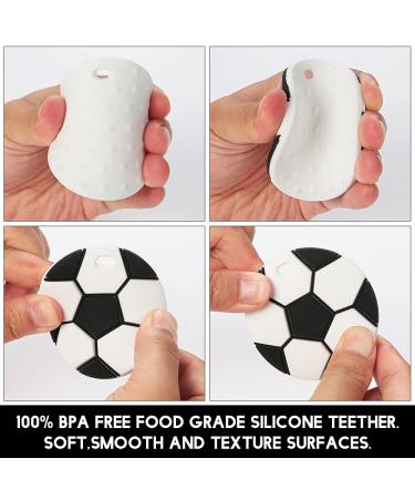AmazingM Sports Sensory Chew Teether - Food Grade Silicone Teething Toy for Kids with Autism & ADHD (Soccer) - Buy Online on GoSupps.com