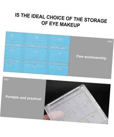 FOMIYES 4pcs Boxes Eye Shadow Box Travel Makeup Case Empty Highlight Case Cosmetics Sub Package Container - Buy Online on GoSupps.com