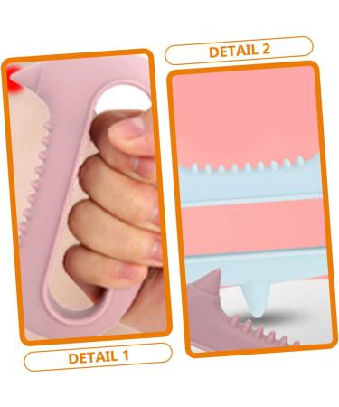 Ultechnovo 4-Piece Acupunctive Massage Set - Compact Silicone Gua Sha Comb & Scalp Massager for Spa Wellness - Buy Online on GoSupps.com