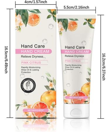 Moisturizing Hand Cream 80g Moisturizing Skin Care - Nourishing Hand Lotion For Women Men Teachers Adults and Colleagues in Autumn and Winter - Buy Online on GoSupps.com
