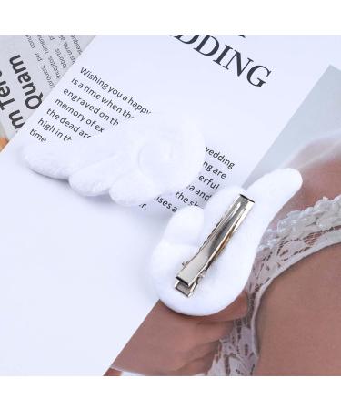 Inilbran Vintage Angel Wing Hair Clips White Plush Angel Wing Hair Barrettes French Cartoon Plush Wings Hairclips Minimalist Kawaii Plush Hair Clips Decorative Hair Accessories for Women and Girls - Buy Online on GoSupps.com