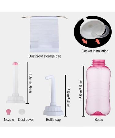 Brigtviee Po Portable Bidet - Intimate Shower for Postpartum Care 500ml Purple - Ideal for Anal & Vaginal Hygiene - Buy Online on GoSupps.com