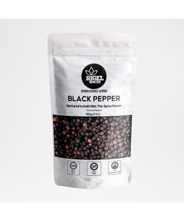 Rigel Spices Black Pepper Whole 100g | 3.5 oz | Sourced from Kolli Hills - Buy Online on GoSupps.com