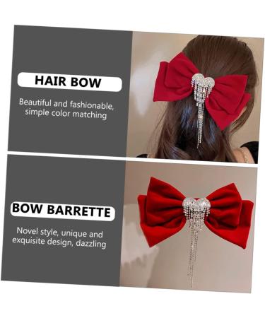 BELLIFFY Tassel Hair Clip Hair Accessories Girl Bow Hairpin Hair Bow Clip Bow Tassel Barrette Hair Bowknot Bow Hair Barrette Bow Barrette Bowknot Barrette Bowknot Tassel Hairpin - Buy Online on GoSupps.com