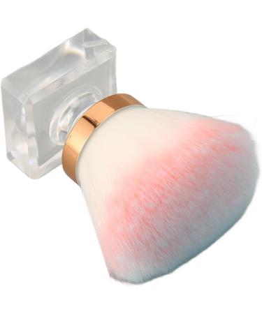 Portable Makeup Brush Ergonomic Strong Grip Thickened Die Casting Powder Brush Deformation Resistant Synthetic Fiber for Home - Buy Online on GoSupps.com