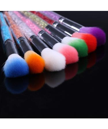 Beautifultracy 7-Piece Soft Nail Art Dust Remover & Makeup Brush Set - Buy Online on GoSupps.com
