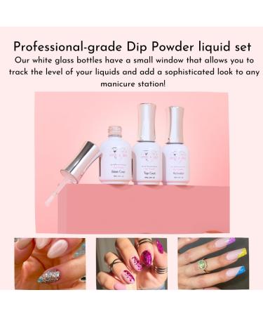 Virgo & Gem 15ml Dip Powder Base Coat Top Coat Activator & Brush Saver - Best Quality for Durable Nails | International Shipping - Buy Online on GoSupps.com