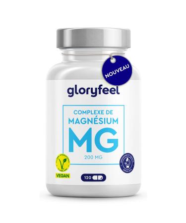 Magnesium Complex - 400mg Elemental Magnesium Bisglycinate, Citrate, Oxide, Malate & Ascorbate - Premium 5-in-1 High Dosed & Bioactive - 120 Capsules - Lab Tested