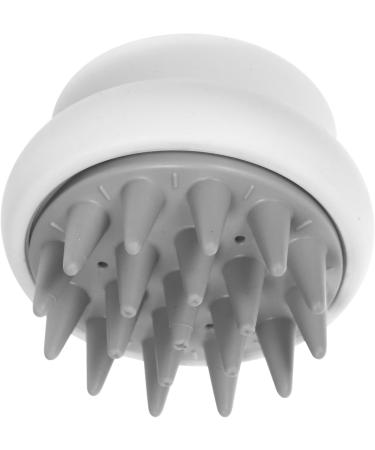 Healvian 4-Piece Shampoo Brush Set - Anti-Hair Loss Shower Comb with Suction Cups | Massage & Clean Hair Washer (8.00x8.80cm) - White - Buy Online on GoSupps.com