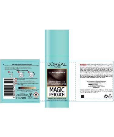L'OREAL - Spray effaceur Racines - MAGIC RETOUCH - Le chatain Fonc  - Buy Online on GoSupps.com