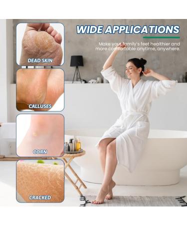 Folklyzo 52 Pieces Foot Shaver Callus Remover Callus Shaver Pedicure Tools Foot Care Hard Skin Remover for Hand Feet with 50 Blades 1 Stainless Steel Callus Shaver and 1 Foot File (Stainless Steel) - Buy Online on GoSupps.com