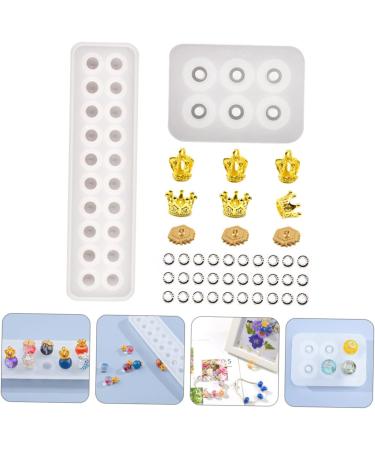 LALAFINA 3 Pcs Pendant Silicone Mold Silicone Molds Beads Pendant Crystal Epoxy Mold Silicone Die Mould Cover As Shown 23X6.2CM - Buy Online on GoSupps.com