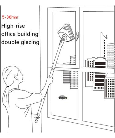 Outside Magnetic Window Cleaner Window Cleaner Magnetic Double Side Window Cleaner Glass Wiper Cleaning Tools for High-Rise Double Car Glazed Window - Buy Online on GoSupps.com