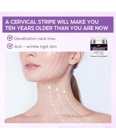 Neck Firming Cream with 5% Collagen Complex Anti Aging Neck Cream for Tightening and Wrinkles for An Even Skin Tone and Neck Lift 50ml - Buy Online on GoSupps.com