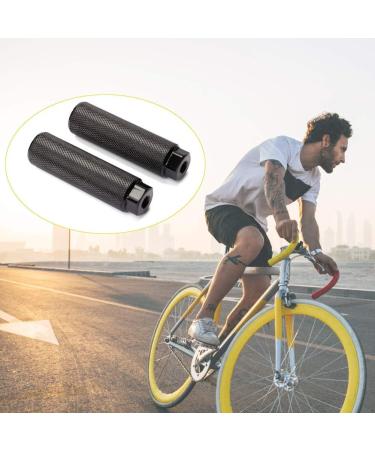 Wansha Aluminum Alloy Bike Pegs 4Pcs - Anti-Skid 3/8 Axle Fit, 26 Teeth, Mountain Bike BMX Pegs - Black (2 Pairs) - Buy Online on GoSupps.com