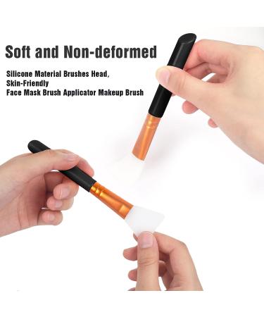 2 PCS Silicone Face Mask Brushes - Beauty Tool Applicator for Facial Mud Masks - Soft Hairless Body Lotion Applicator Brush - Makeup Tools for Women and Girls in Black - Buy Online on GoSupps.com