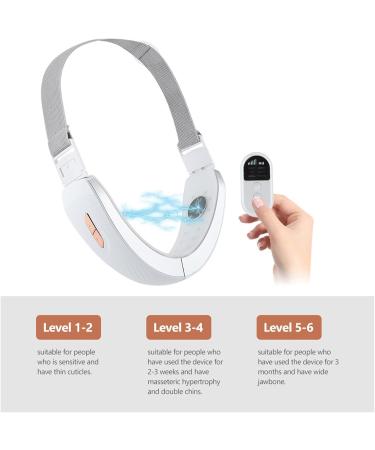 Slimming Devices Face Microcurrent Facial V Device Face Accessories Beauty Instrument Lymphvtic V Face Device Beauty Belt Device for Women Face Care Belts Face Shapes Men Adults Grownups White - Buy Online on GoSupps.com