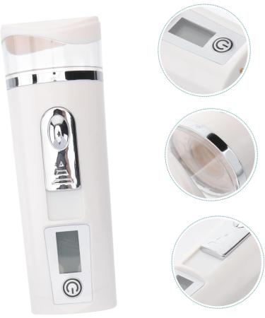 BELLIFFY Hydrating Instrument Portable Humidifer Hand Held Steamer Skin Care Tools Room Humidifier White Abs - Buy Online on GoSupps.com