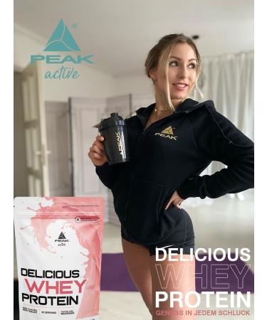 Peak Delicious Whey Protein 900g - White Choco Coco | 30 Portions | Sugar-Free | Whey Protein Concentrate & Isolate with Lactase Enzyme - Buy Online on GoSupps.com