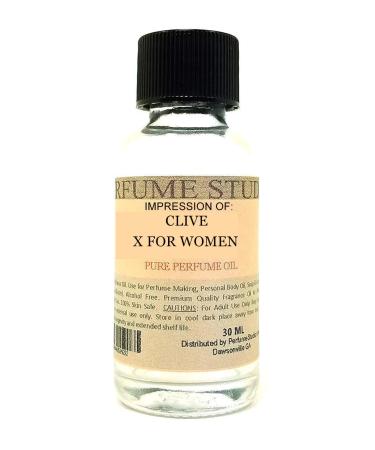 Perfume Studio 100% Pure Fragrance Oil Impression Compatible with: (Clive X Women 1oz)