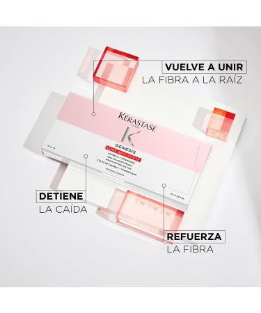 K RASTASE Genesis - Cure Anti-Chute Fortifiante - Traitement Enrichi en Aminexil - Formule L g re Sans Rin age - Cheveux Fins Cassants & Fragiles - Aide la Repousse - R sultats visibles rapidement 10x6ml - Buy Online on GoSupps.com