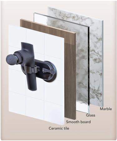 Enhanced Massage Gun Bracket | Hands-Free Wall-Suction Holder for Neck Waist & Back Self-Massage - International Shipping Available - Buy Online on GoSupps.com