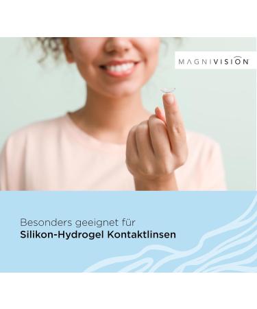 Buy Magnivision Premium 360ml All-in-One Solution for Soft Contact Lenses | Borate-Free Made in Europe - International Shipping Available! - Buy Online on GoSupps.com