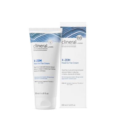AHAVA Clineral X-ZEM Head-to-Toe Cream - 6.8 fl. oz | Soothing Relief for Dry Skin | International Shipping Available - Buy Online on GoSupps.com