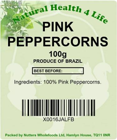 Natural Health 4 Life Dried Spices Whole Pink Sweet Peppercorns Seasoning 100 g in Bag (1 Bag) - Buy Online on GoSupps.com