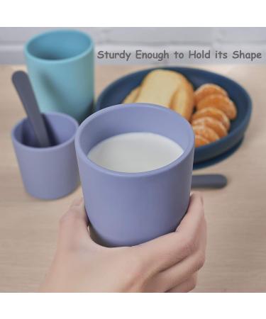 2-Pack Silicone Baby Cup for Toddlers - BPA/Phthalate Free & Shatterproof (Green) - Buy Online on GoSupps.com