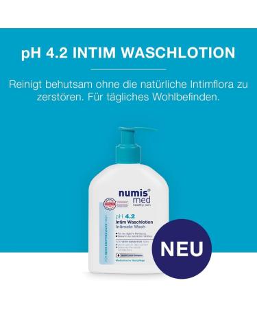 NUMISMED Intim Waschlotion PH 4.2 - Calming Intimate Wash for Sensitive Skin (3-Pack) | Silicone Paraben & Mineral Oil Free - Buy Online on GoSupps.com