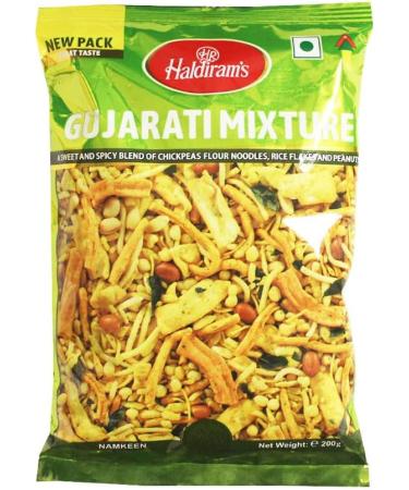 Haldiram's Gujrati Mix | 200g (Pack of 2) | Popular Indian Savouries | Treat for Every Occasions | Crispy and Crunchy | Authentic Taste Spicy 200.00 g (Pack of 2) - Buy Online on GoSupps.com