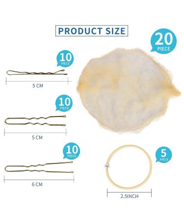 55PCS Blonde WeKen Hair Nets for Buns - Invisible Hairnets for Women, Perfect for Dance & Ballet - Buy Online on GoSupps.com