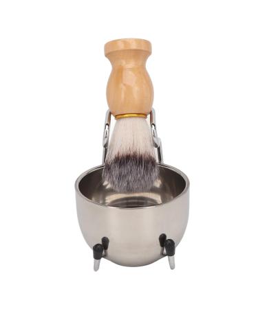 Men's Alloy Metal Shaving Brush Set | Mustache Grooming Kit with Bowl & Holder - Perfect for a Clean Shave - Buy Online on GoSupps.com