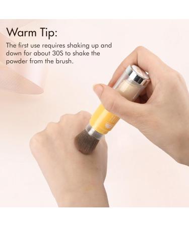 2 IN 1 Powder Sunscreen For Face SPF 35 Oil Control Lightweight Matte Finish Mineral Sunscreen Setting Powder For All Skin 03-Light - Buy Online on GoSupps.com