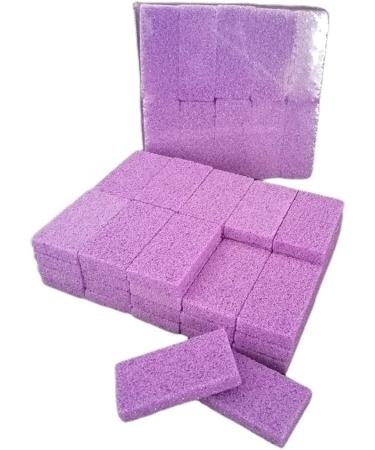 70-Piece Pedicure Exfoliator Kit: Disposable Pumice Stone, Sponge Scrubber, Callus Remover, Nail Files - Purple - Buy Online on GoSupps.com