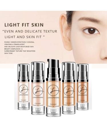 Kybbe Waterproof Long Lasting Liquid Foundation Lightening Skin Color Covering Dark Circles Bags Brands Pimples Wrinkles Cream Concealer - Buy Online on GoSupps.com