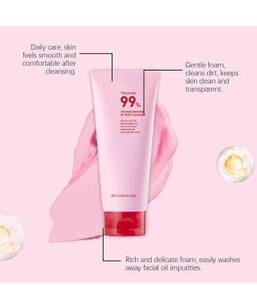 FFEEJ Niacinamide Deep Cleansing Facial Cleanser - Pore Cleansing Acne-Fighting Moisturizing & Gentle - Buy Online on GoSupps.com