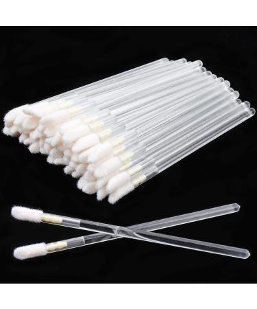 300 Pieces Disposable Lip Brushes Premium Lipstick Gloss Wands Applicator Makeup Tool Kits, Clear Handle - Buy Online on GoSupps.com