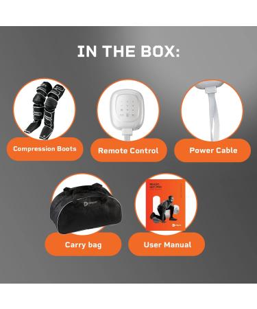 Lifepro Radiate Pro Leg Massager - Heat & Compression for Pain Relief - Circulation & Rehab Therapy - Tall Extra Wide Design - Buy Online on GoSupps.com